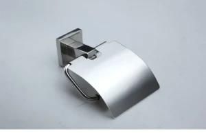 304 Stainless Steel Wall Mounted Black Paper Toilet Holder with Mobile Phone Shelf