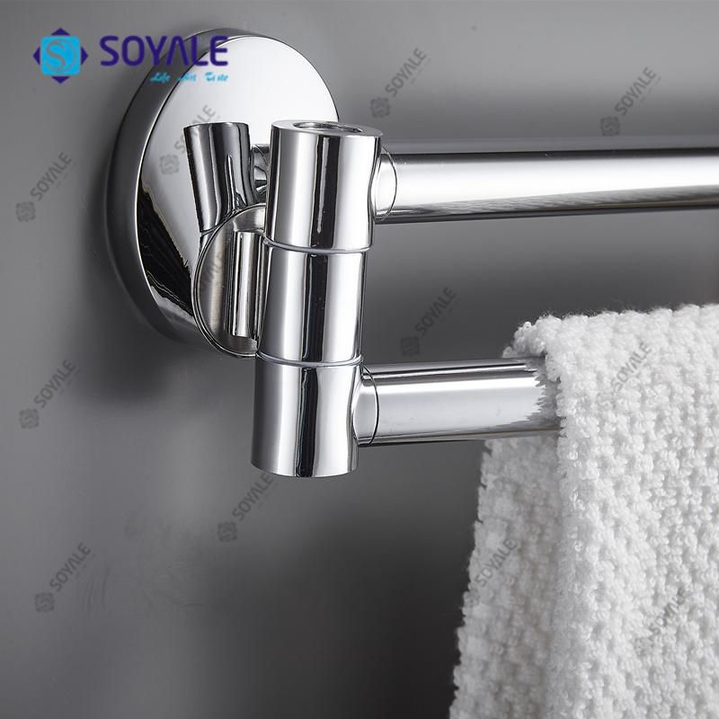 Zinc Alloy Swivel Double Towel Bar Sy-12196