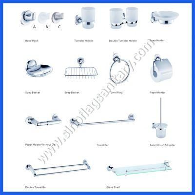 Zinc Bathroom Accessories Sets for Five Star Hotel Hardware Fittings