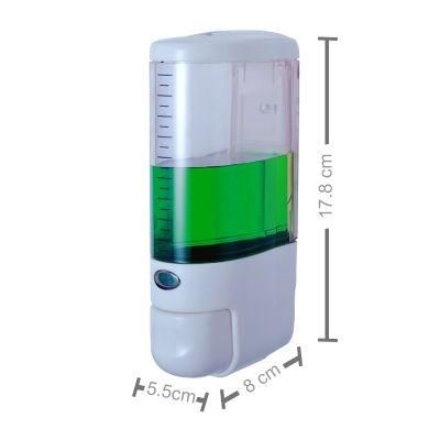 280ml Plastic Manual Shampoo Soap One Head Single Soap Dispenser