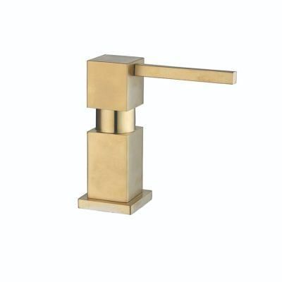 2022 Newly Designed Brass Hand Liquid Soap Dispenser for Kitchen Sink