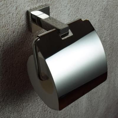 Wall Mounted SUS304 Bathroom Paper Holder with Cover