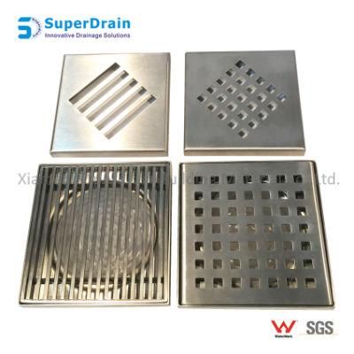 Sdrain S/S Square Channel Shower Drain for Washing Machine