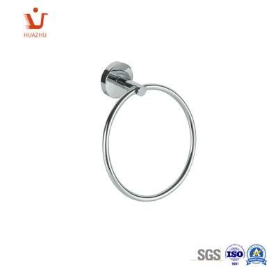 Zinc Alloy Brass Towel Ring Modern Design Wall Mounted/Round Type