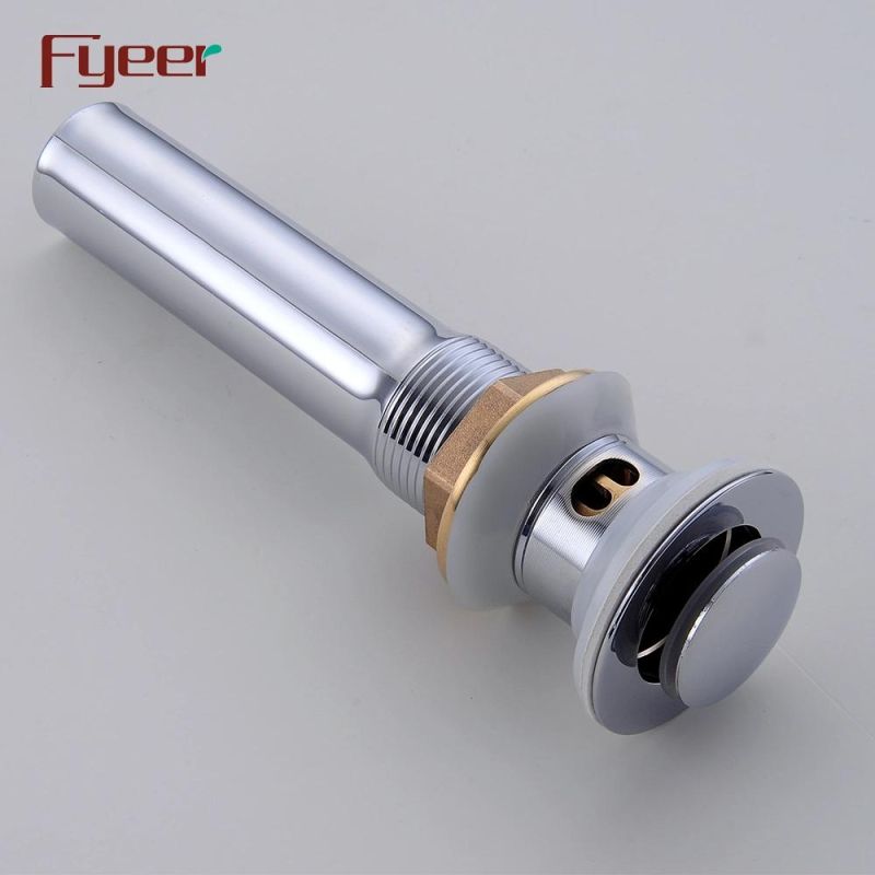 Fyeer Brass Basin Pop up Drain with Overflow