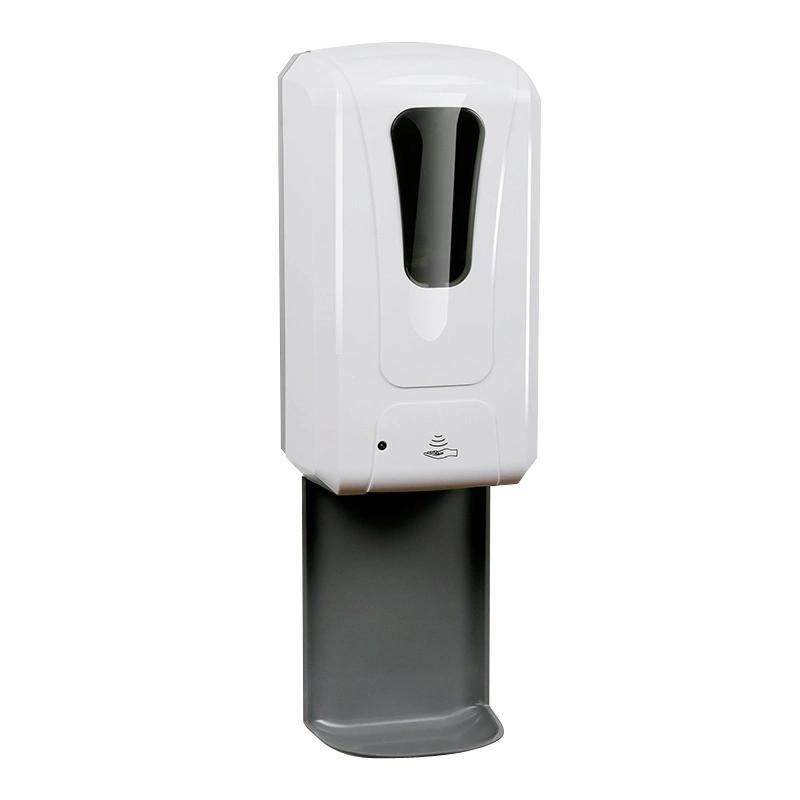 Spray Nozzle Hands Free Auto Sensor Electric DC Adaptor Hand Sanitizer Soap Dispenser with Tray