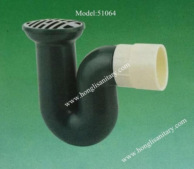 51007 Gray Extensible Siphon Tube for Basin Drainer, Sink Waste