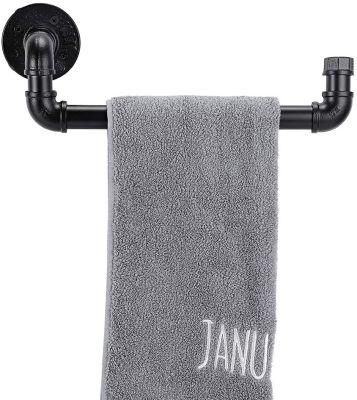 Industrial Heavy Duty Iron Pipe Towel Rack Holder for Bathroom, Kitchen