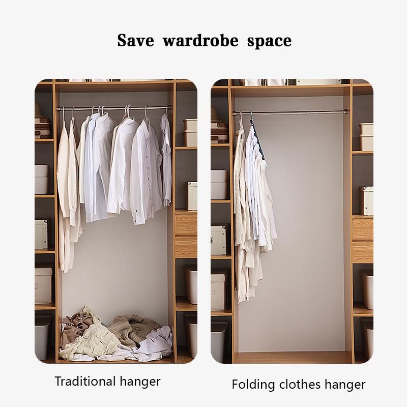 Multi-Functional Space Saving Folding Magic Hanger Rack