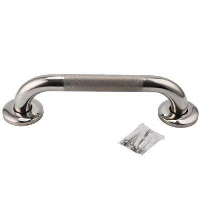 Mirror Polished Knurling 304 Stainless Steel Grab Bar