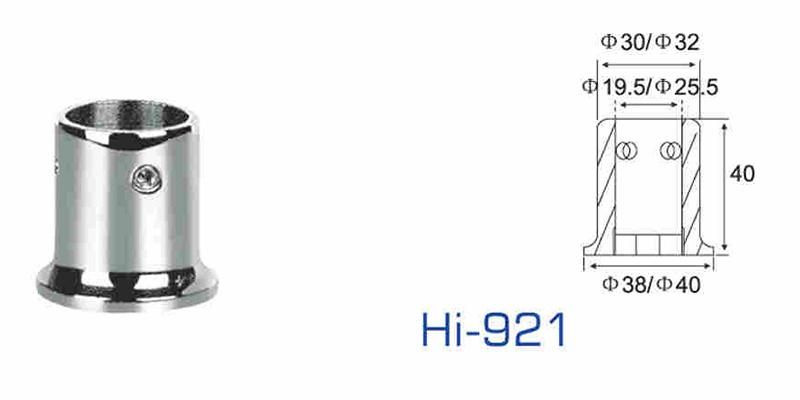 Hi-921 Factory Price Stainless Steel Handrail Cross Bar Holder Connector