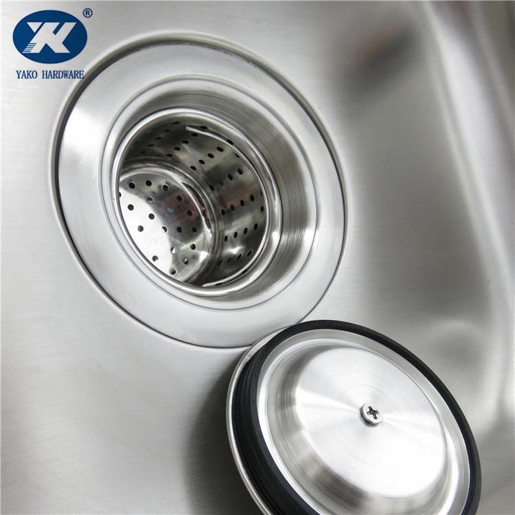 Stainless Steel Sink Waste Strainer with Basket for Kitchen Basin Leach Basket Plug Stopper