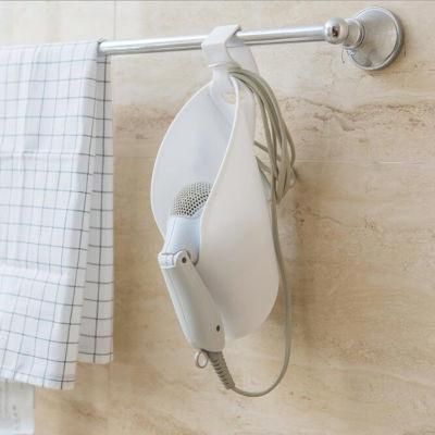 Bathroom Hair Dryer Shelf Storage Hairdryer Rack Holder Hook Hanging Type Portable Holder Wbb12310
