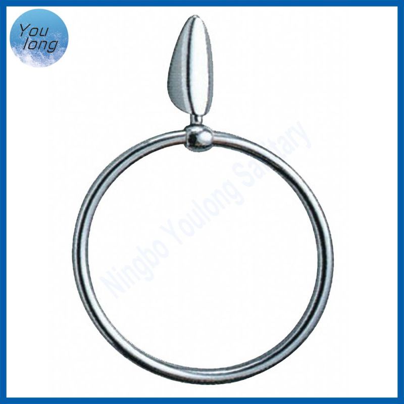 High Quality Bathroom Accessories Chromed Zinc Wall Hanging Towel Ring