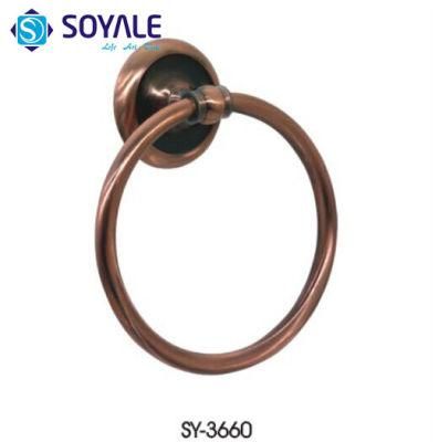 Zinc Alloy Towel Ring with Antique Brass Finishing Sy-3660