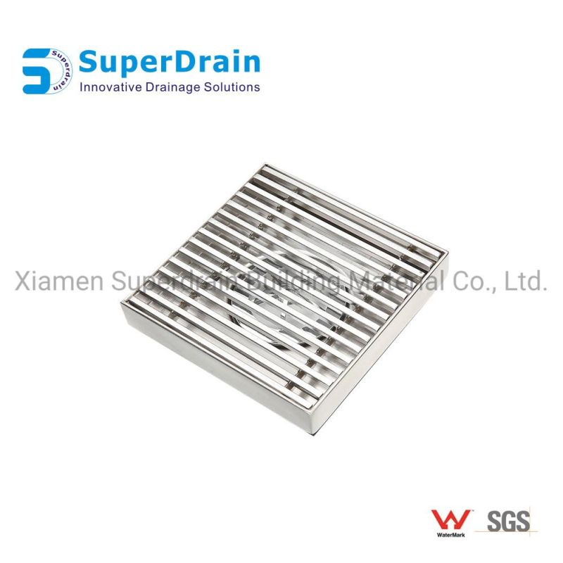 Sdrain Bathroom SUS Guard Floor Waste Gold Drainage