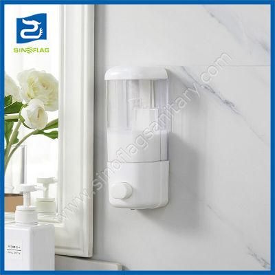 Wall Mounted Hand Foaming ABS Manual Liquid Soap Dispenser