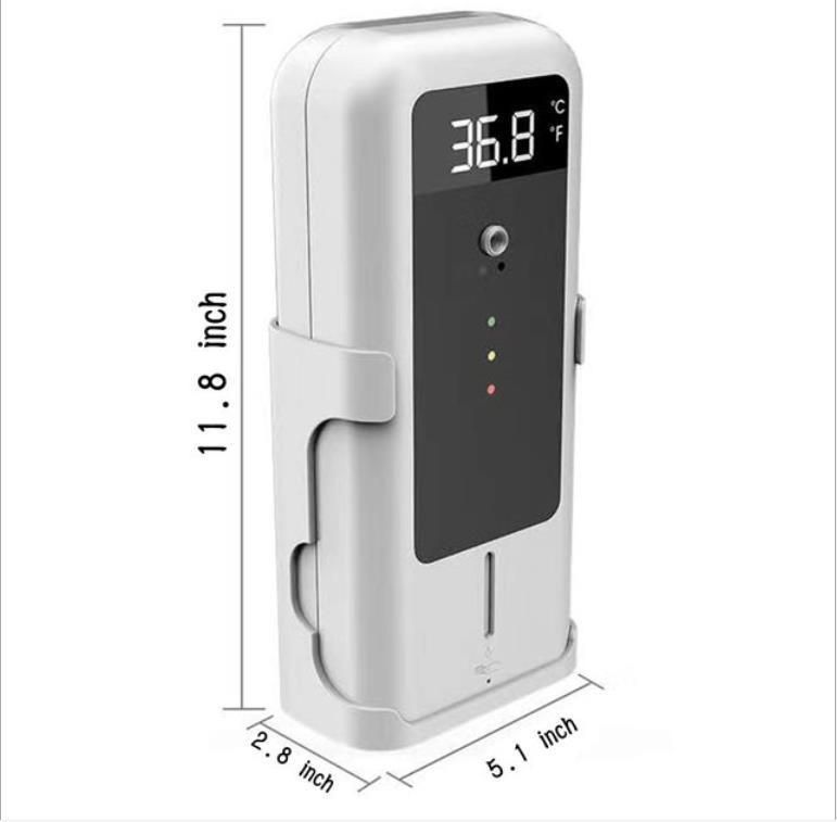 China Factory Wholesale in Stock Yad-001 Temperature Scanner with Sanitizer Automatic Hand Sanitizer Dispenser with Temperature