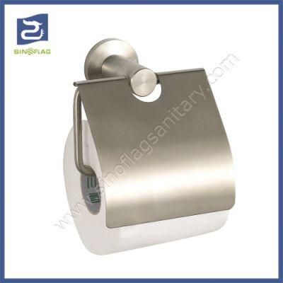 Stainless Steel Toilet Paper Roll Holder with Lid