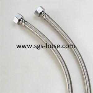 Braided Hose with Cylindrical Nut and Revolving Swivel Conical Nut
