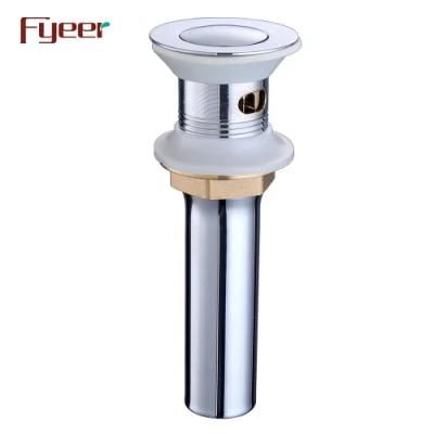 Fyeer Brass Basin Pop up Drain with Overflow