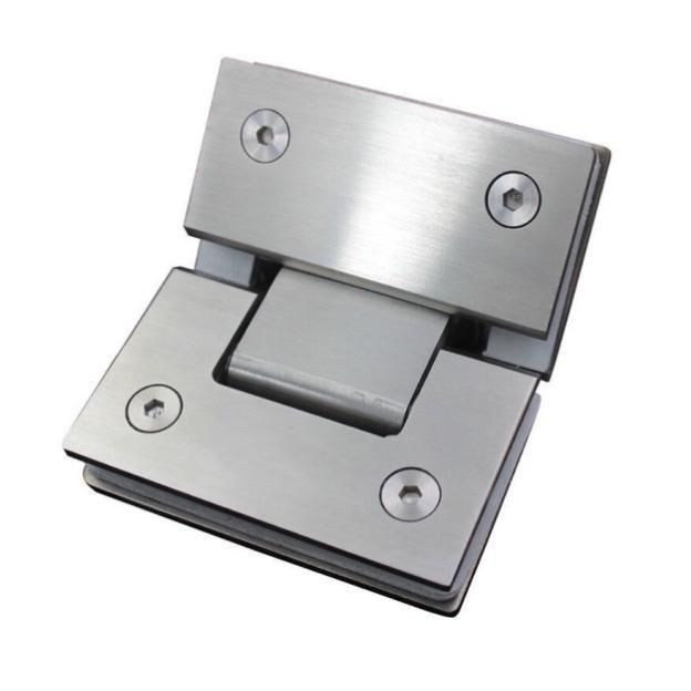 Stainless Steel Glass Shower Doors Hinge Replacement Part Wall-to-Glass