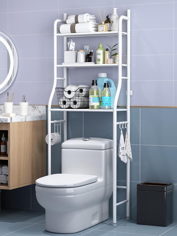 Bathroom Toilet Shelf Washing Machine Storage Shelf Bathroom Furniture