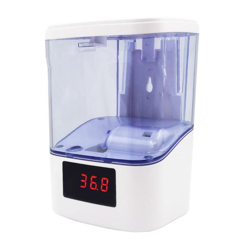 700ml K9 PRO Touchless Wall Mounted Thermometer Automatic Liquid Gel Soap Dispenser