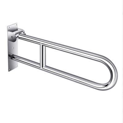 Flip-up Bathroom Grab Bar Stainless Chrome Support Assist Rails