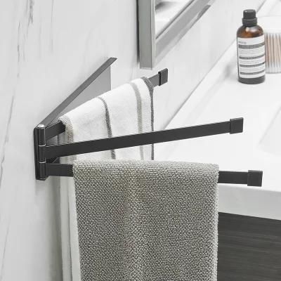 3 Layer Foldable Magnetic Kitchen Bathroom Towel Holder