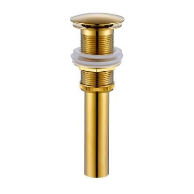 Flg Vanity Sink Pop up Drain Stopper Without Overflow Gold Popup Drain