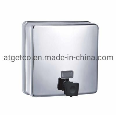 Bathroom Accessories 304 Stainless Steel Square Soap Dispenser