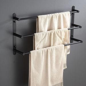 Wall Mounted 3 Layer Towel Rack 304 Stainless Steel