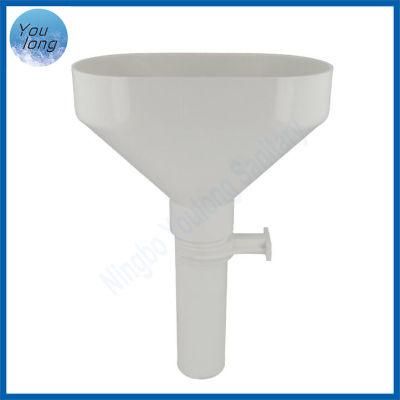 White PP Plastic Funnel for Leakage Water to Germany