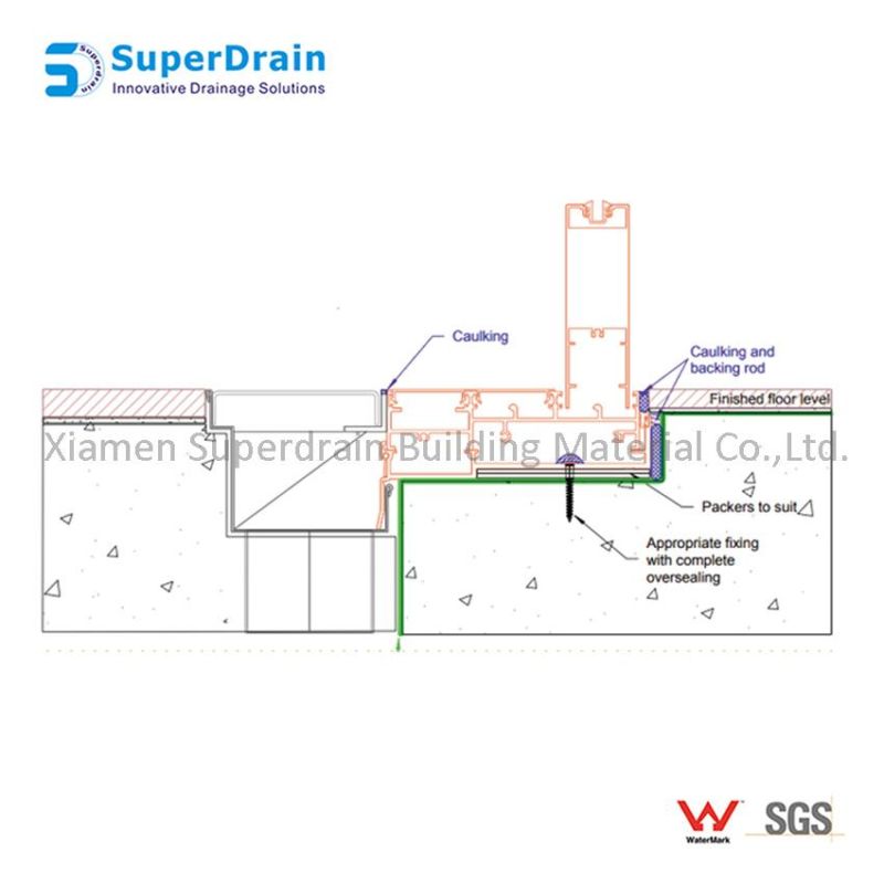 Long Service Life SUS Threshold Drain Kits with SGS Report