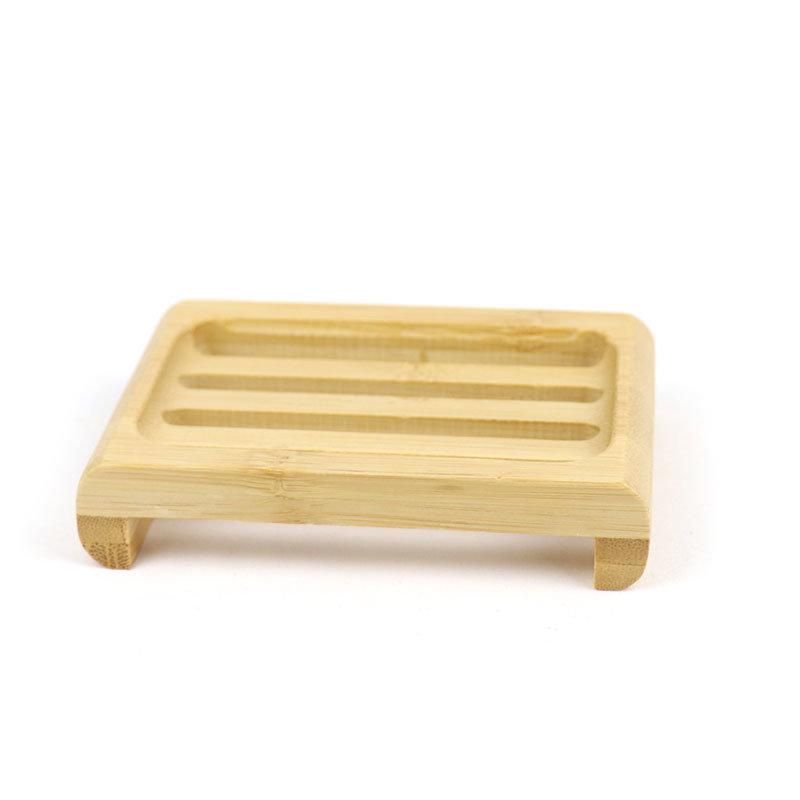 Hot Selling Promotional Bathroom Accessory Bamboo Wood Soap Dish Holder