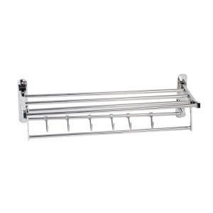 Wall Mounted Stainless Steel Folding Towel Shelf