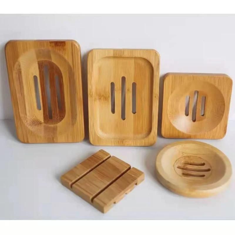 Bamboo Soap Dish Box, Environmentally Friendly and Easy to Carry