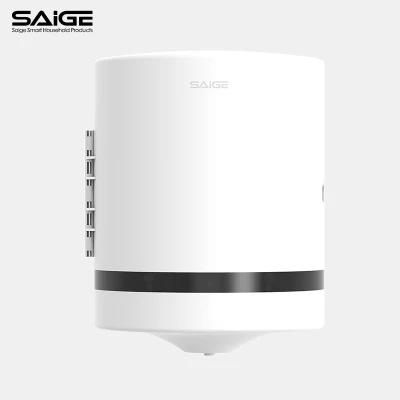 Saige High Quality ABS Plastic Toilet Wall Mounted Center Pull Tissue Paper Dispenser with Key