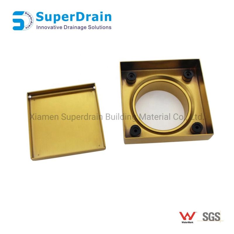 Square Shower Waste Trap Cover Filter Grate Bathroom Sink Fitting China Supplier