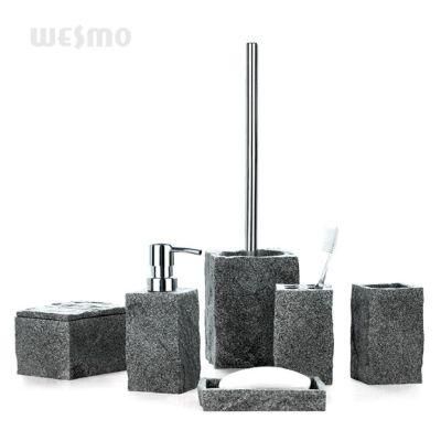 Imitation Rock Bathroom Accessories with Embossed Textrue