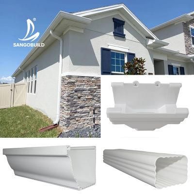 Roof Gutter Rain Gutter Connectedguard Vinyl Gutter Guards Gutter Protected