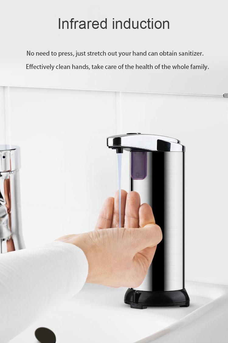 Saige 250ml Kitchen Stainless Steel Liquid Soap Dispenser