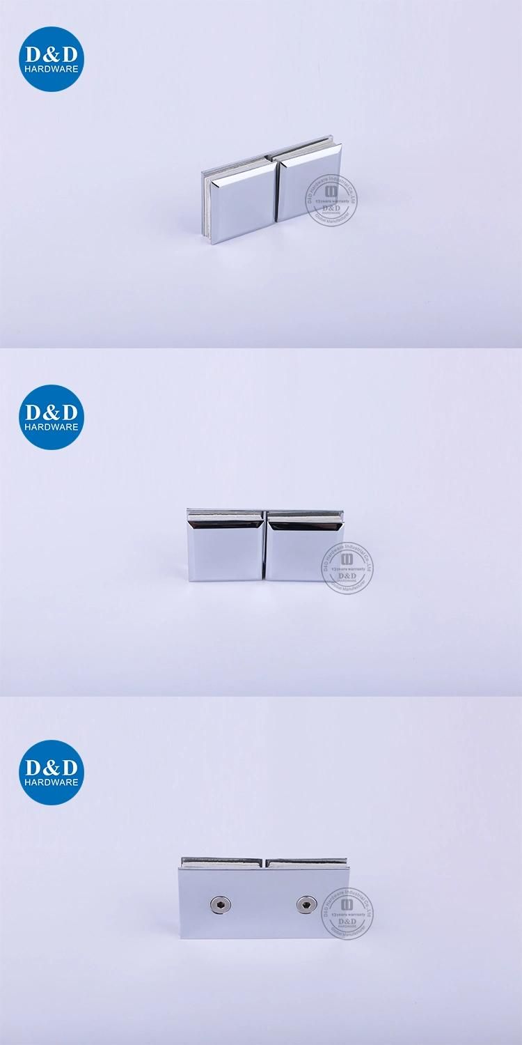 Glass Fitting Hardware Stainless Steel Shower Clip for Bathroom Door