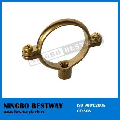 Pipe Clips Brass Rapid Fix Single Ring