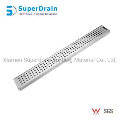 OEM Bathroom Accessories Punched Hole Shower Drain for Wet Room