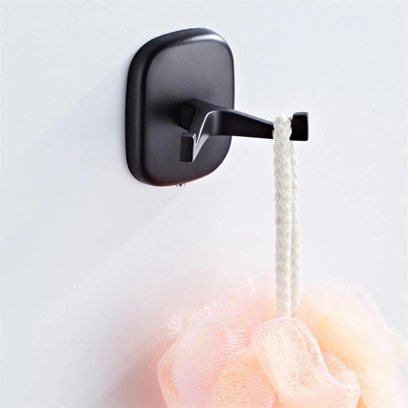 Zinc Robe Hooks Bath Fittings High Quality Clothes Hanger Decorative Factory Directly Wall Mounted Cloth Robe Hook