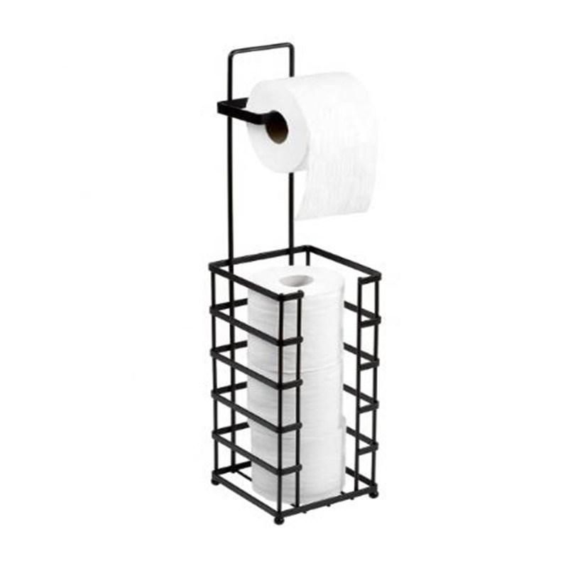 Factory Plastic Bathroom Toilet Tissue Roll Storage Holder Stand