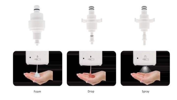 Bathroom Accessories Infrared Automatic Soap Sanitizer Touch Free Liquid Dispenser