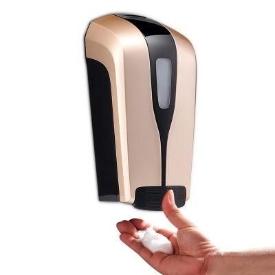 Wall Mounted Manual Push Plastic Foam Hand Soap Dispenser